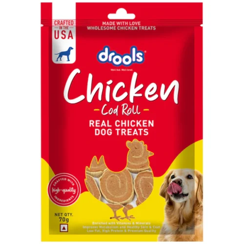 Drools Chicken Cod Roll Dog Treats