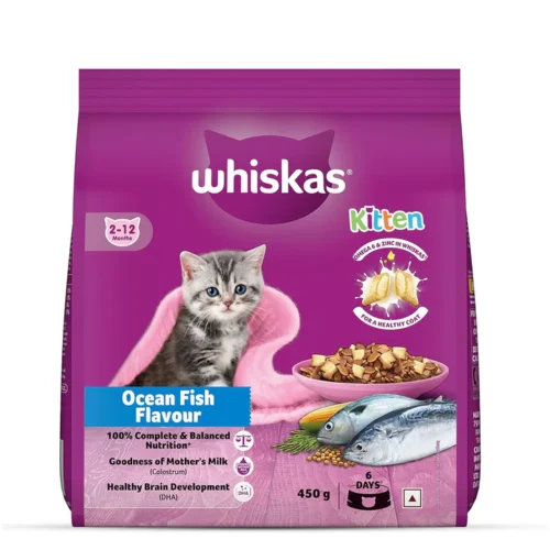 Whiskas Ocean Fish Dry Cat Food - All Breed Kitten