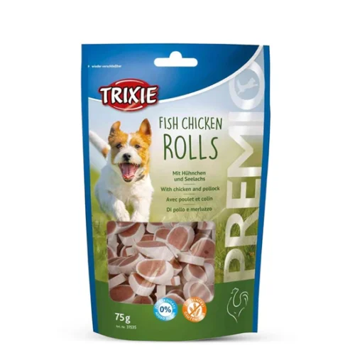 Trixie Premio Fish Chicken Rolls Dog Treat