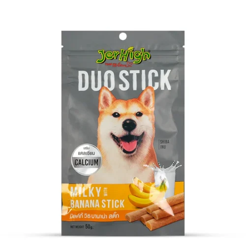 JerHigh Milky Banana Stick Dog Meaty Treat