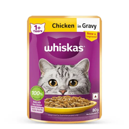 Whiskas Adult Chicken In Gravy Wet Cat Food