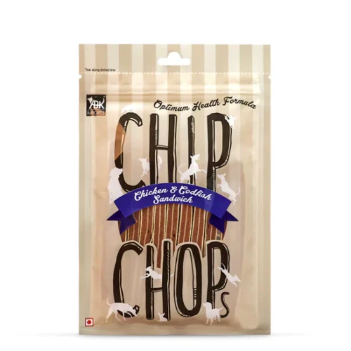 Chip Chops Chicken And Codfish Sandwich Dog Treat